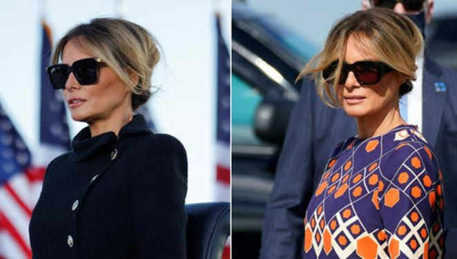 Melania Trump’ın turuncu elbisesi ABD medyasında gündem oldu