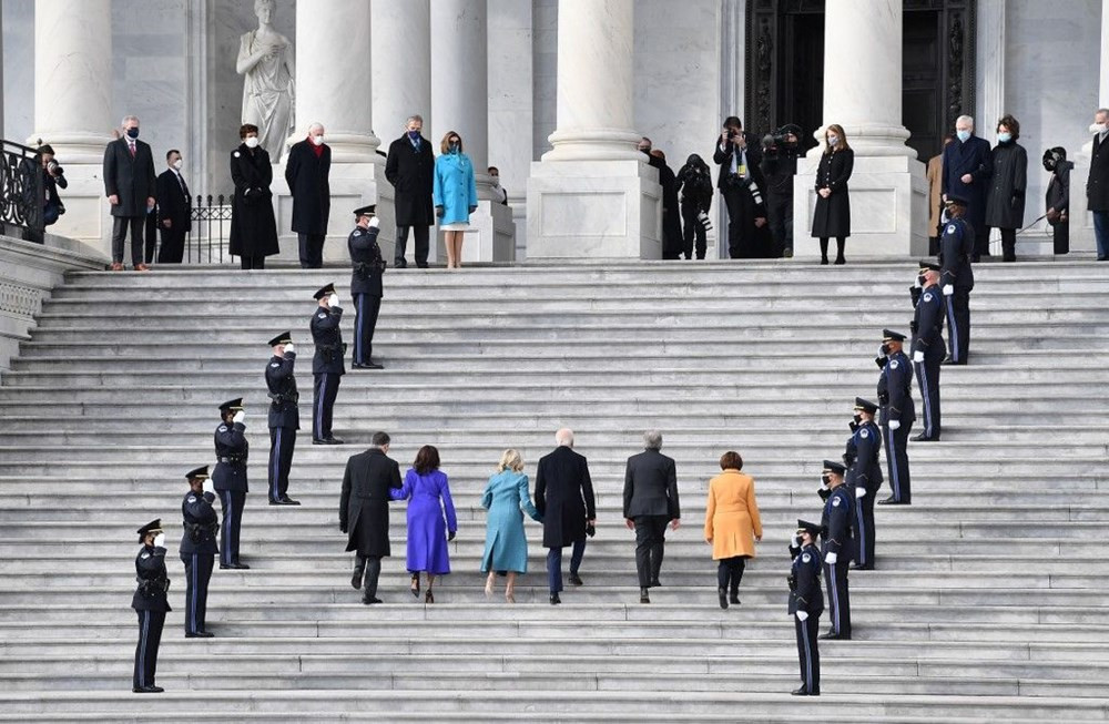 Joe Biden'ın yemin töreninden kareler