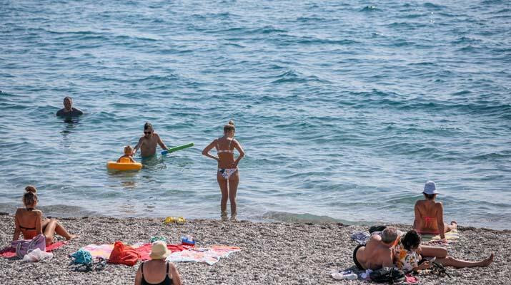 Turizm başkentinde ağustos manzarası!