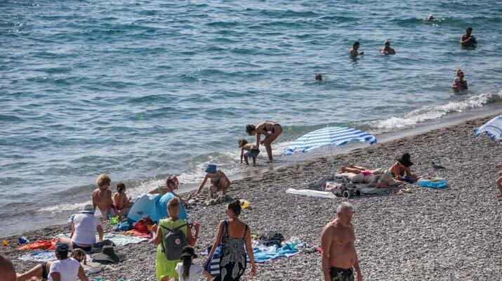 Turizm başkentinde ağustos manzarası!