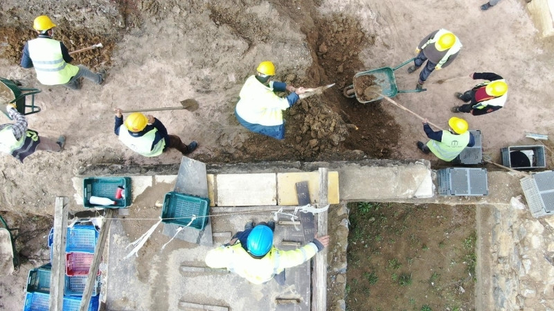 Keşfedilen askeri sığınak ilk kez görüntülendi