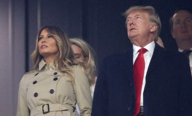 Melania Trump'ın yüzü bir anda buz kesti