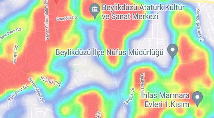 Endişelendiren görüntü: İstanbul'da ilçe ilçe son durum...