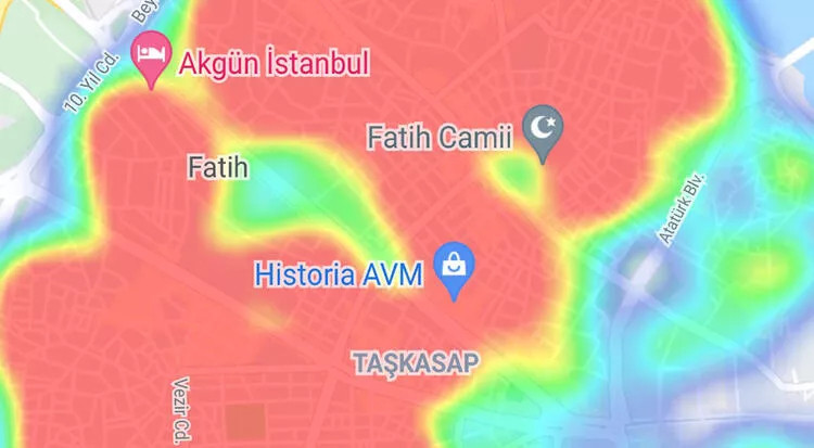 Endişelendiren görüntü: İstanbul'da ilçe ilçe son durum...