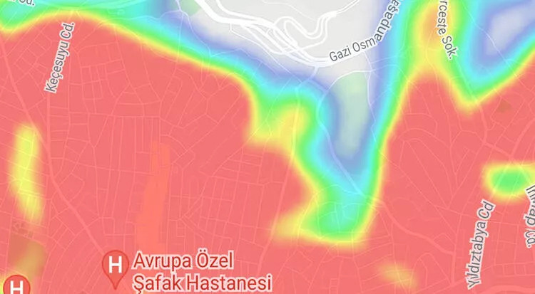 Endişelendiren görüntü: İstanbul'da ilçe ilçe son durum...