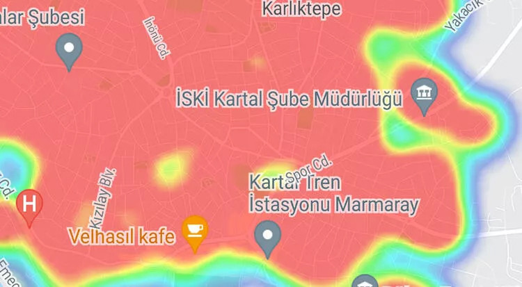 Endişelendiren görüntü: İstanbul'da ilçe ilçe son durum...