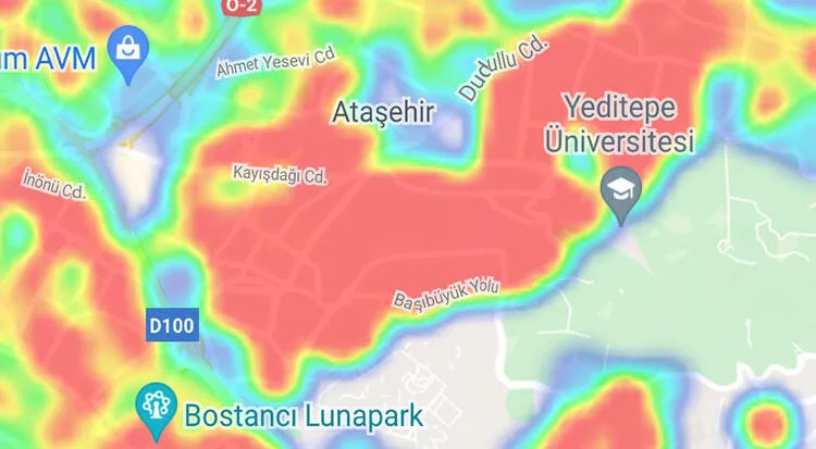 Endişelendiren görüntü: İstanbul'da ilçe ilçe son durum...