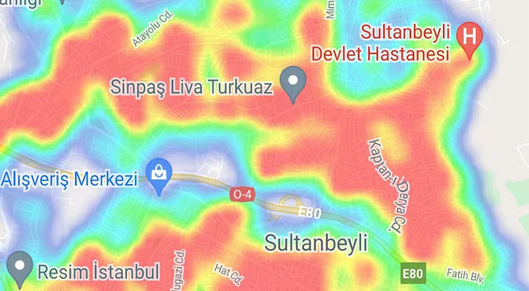 Endişelendiren görüntü: İstanbul'da ilçe ilçe son durum...