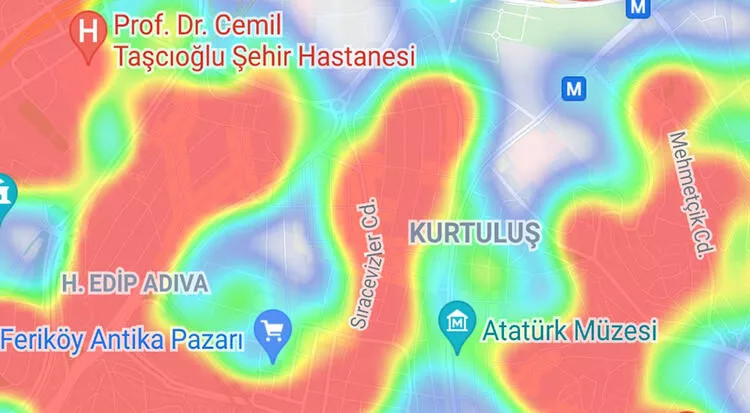 Endişelendiren görüntü: İstanbul'da ilçe ilçe son durum...