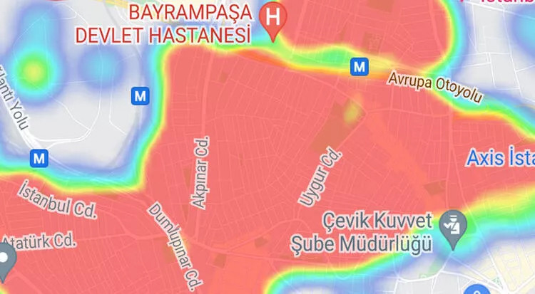 Endişelendiren görüntü: İstanbul'da ilçe ilçe son durum...