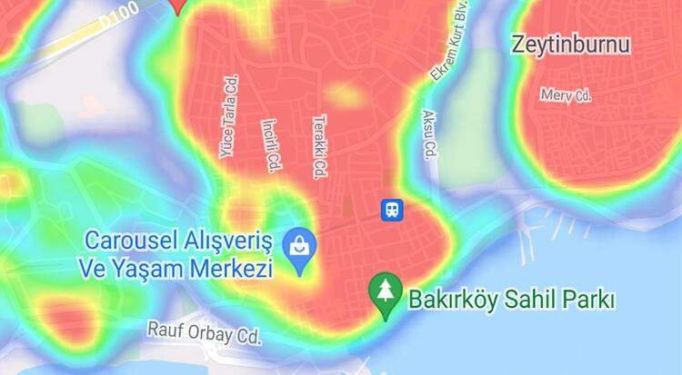 İstanbul, i̇lçe i̇lçe vi̇rüs hari̇tasi