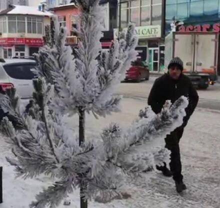 Türkiye'nin Sibirya'sı: Sıcaklık -30 derece!