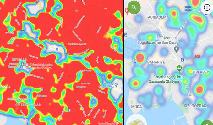 İstanbul koronavirüs haritası güncellendi