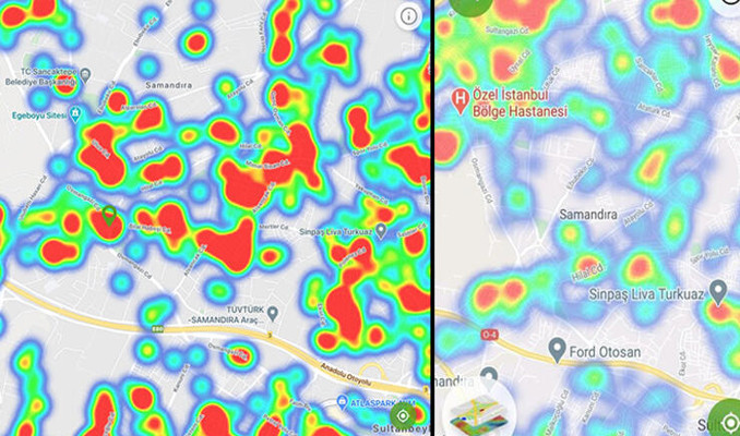 İstanbul koronavirüs haritası güncellendi