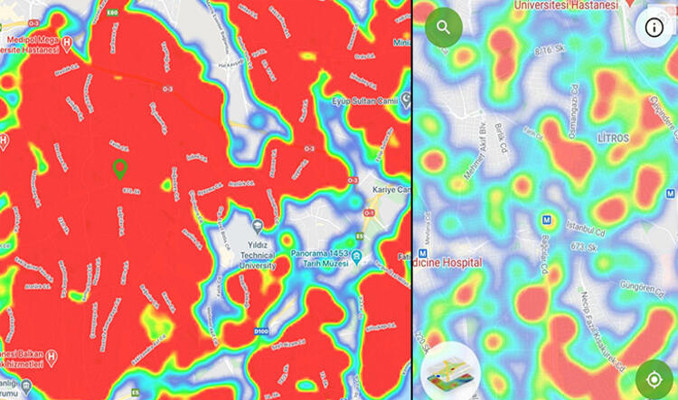 İstanbul koronavirüs haritası güncellendi