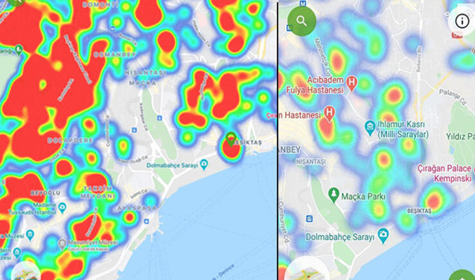 İstanbul koronavirüs haritası güncellendi