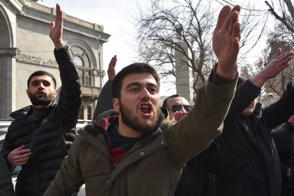 Tarihi anlar! İşte Ermenistan'da kare kare yaşananlar...