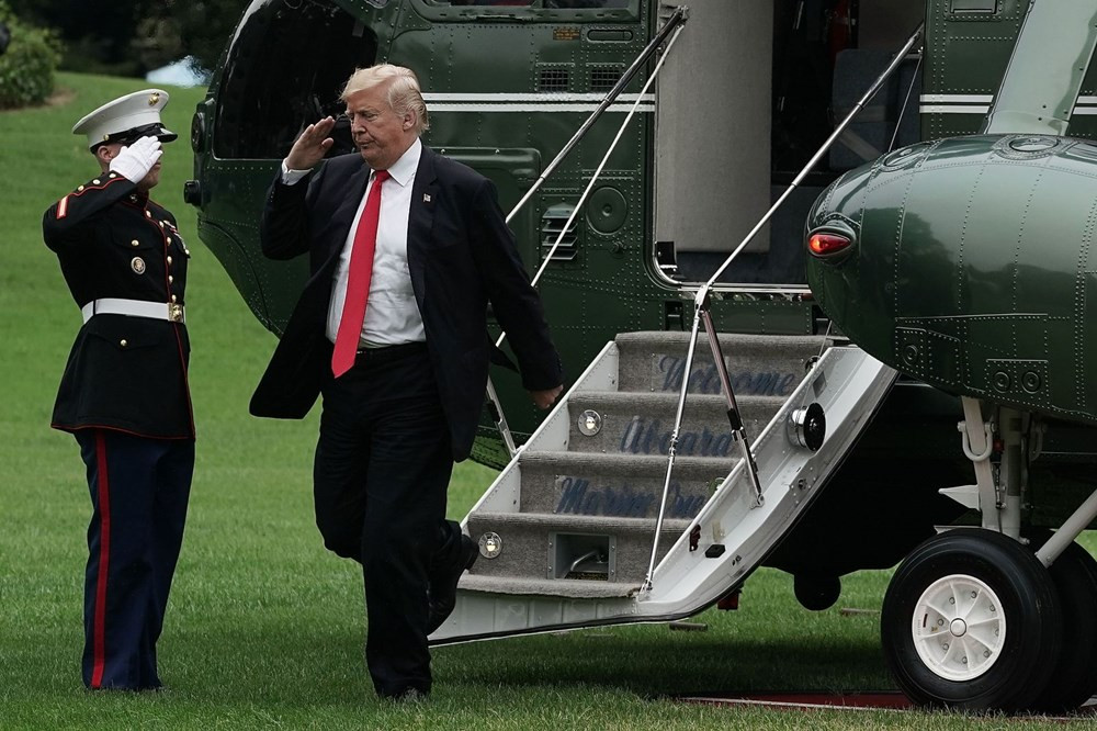  Trump’ın helikopter pisti yıkılıyor