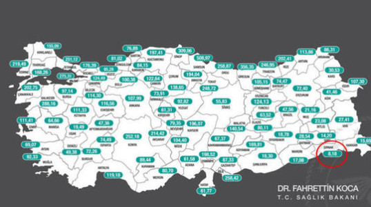 Risk haritasında 1 haftada 14 il daha kızardı