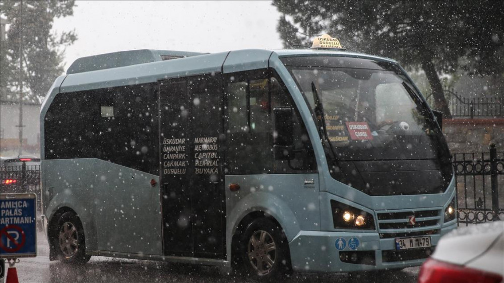 İstanbul'da dolu yağdı