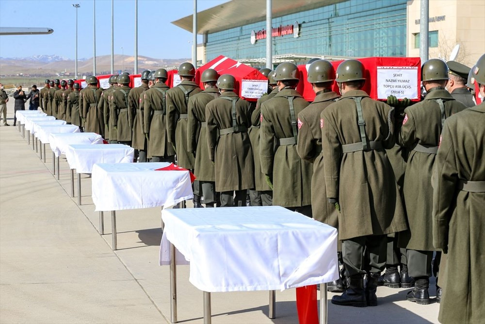 11 şehit Elazığ'dan törenle uğurlandı