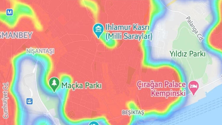 İstanbul'da ilçe ilçe son durum! Sokaklar kıpkırmızı