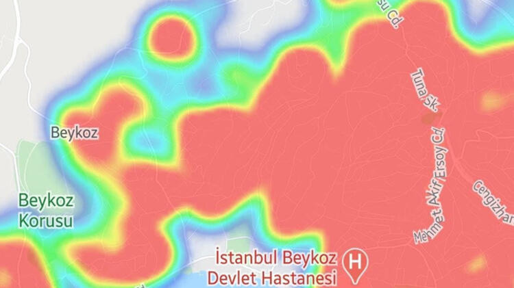 İstanbul'da ilçe ilçe son durum! Sokaklar kıpkırmızı