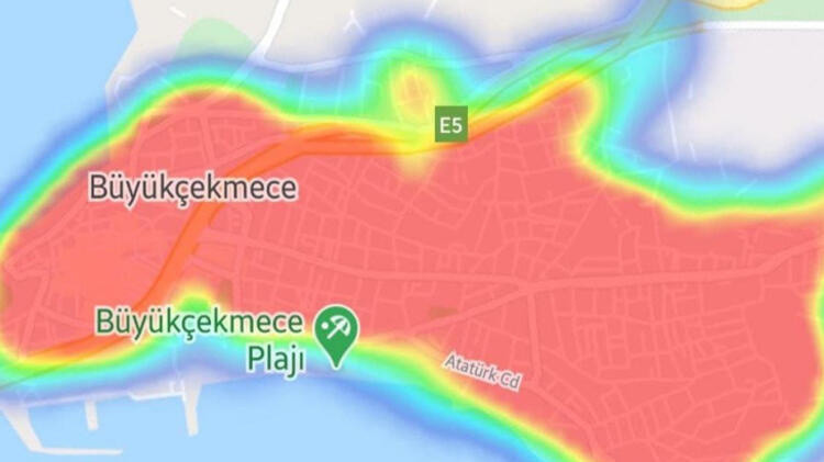 İstanbul'da ilçe ilçe son durum! Sokaklar kıpkırmızı