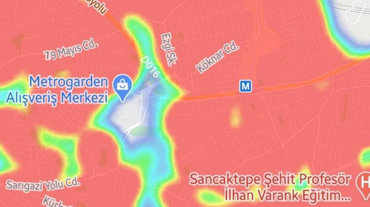 İstanbul'da ilçe ilçe son durum! Sokaklar kıpkırmızı