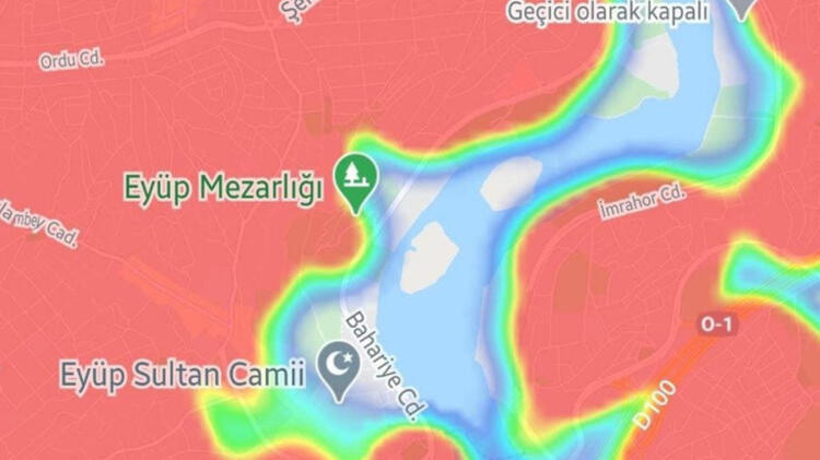 İstanbul'da ilçe ilçe son durum! Sokaklar kıpkırmızı