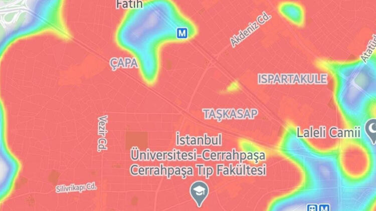 İstanbul'da ilçe ilçe son durum! Sokaklar kıpkırmızı