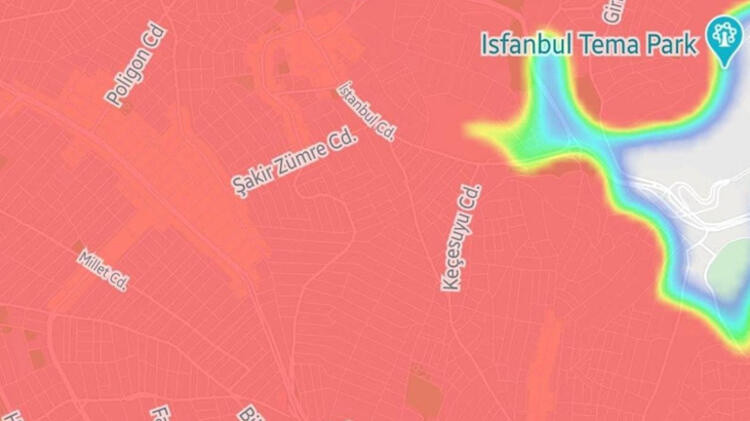 İstanbul'da ilçe ilçe son durum! Sokaklar kıpkırmızı