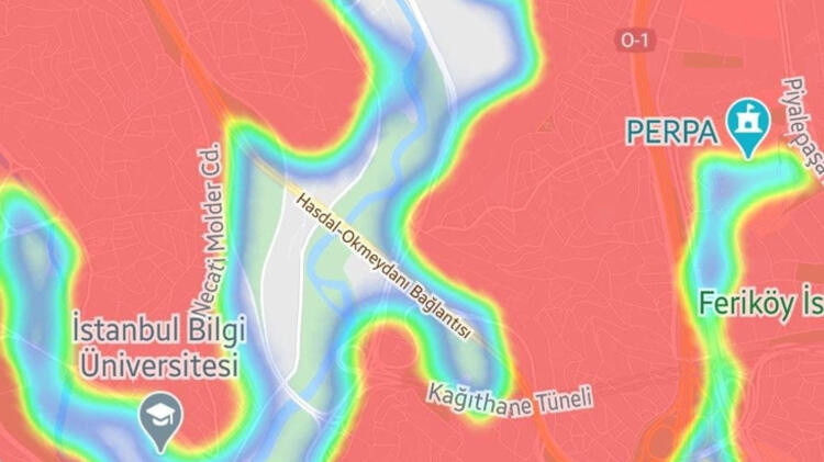 İstanbul'da ilçe ilçe son durum! Sokaklar kıpkırmızı