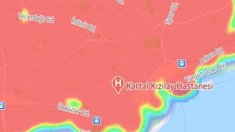 İstanbul'da ilçe ilçe son durum! Sokaklar kıpkırmızı