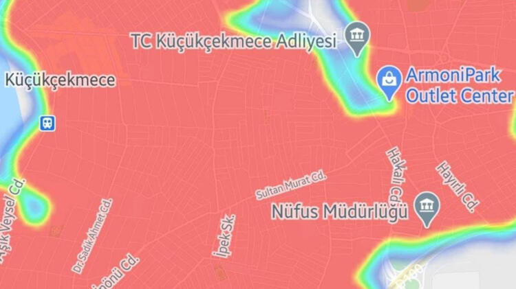 İstanbul'da ilçe ilçe son durum! Sokaklar kıpkırmızı