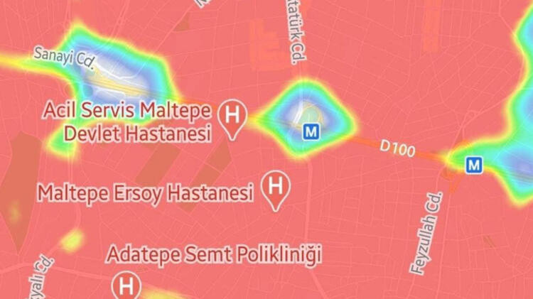 İstanbul'da ilçe ilçe son durum! Sokaklar kıpkırmızı