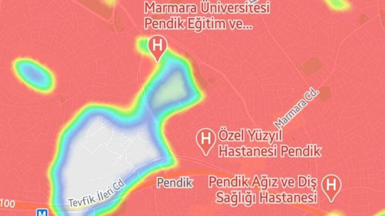 İstanbul'da ilçe ilçe son durum! Sokaklar kıpkırmızı