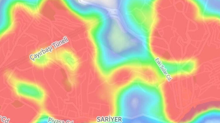 İstanbul'da ilçe ilçe son durum! Sokaklar kıpkırmızı