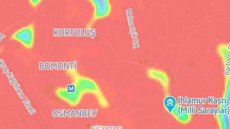 İstanbul'da ilçe ilçe son durum! Sokaklar kıpkırmızı