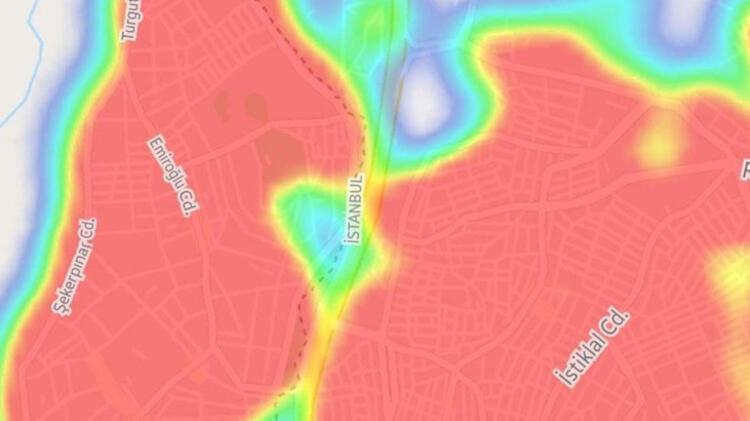 İstanbul'da ilçe ilçe son durum! Sokaklar kıpkırmızı