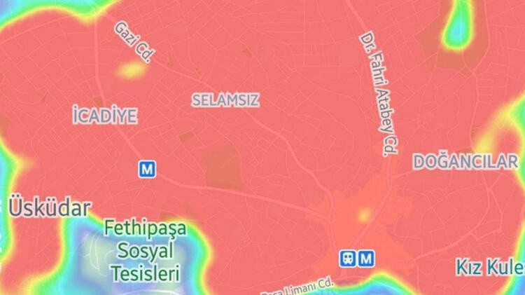 İstanbul'da ilçe ilçe son durum! Sokaklar kıpkırmızı