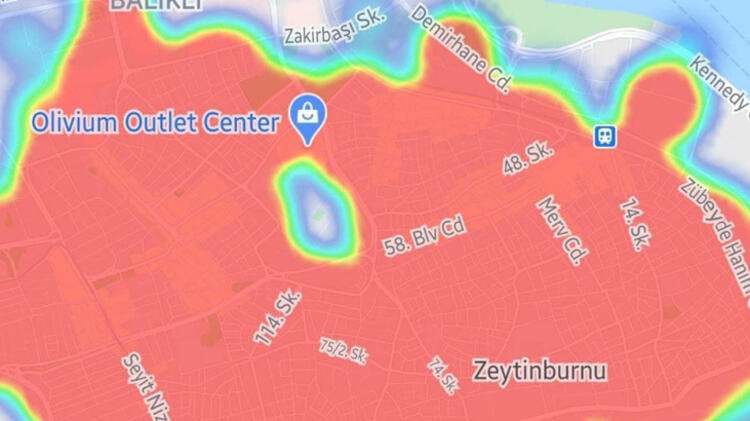 İstanbul'da ilçe ilçe son durum! Sokaklar kıpkırmızı