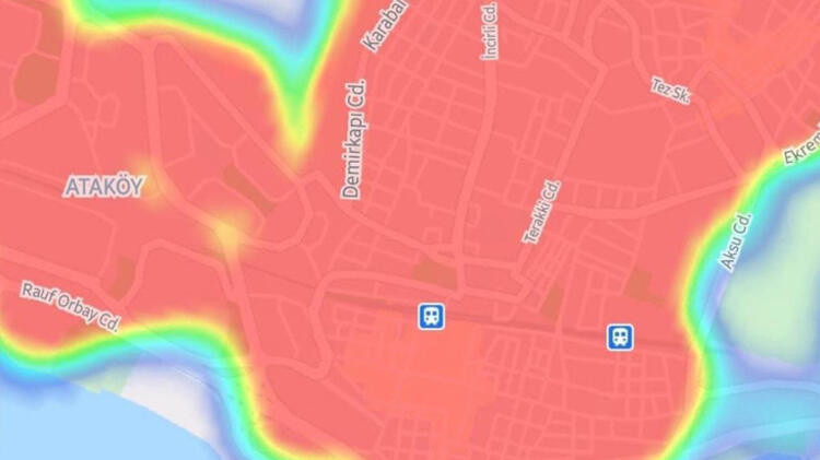 İstanbul'da ilçe ilçe son durum! Sokaklar kıpkırmızı