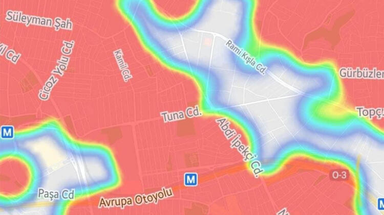 İstanbul'da ilçe ilçe son durum! Sokaklar kıpkırmızı