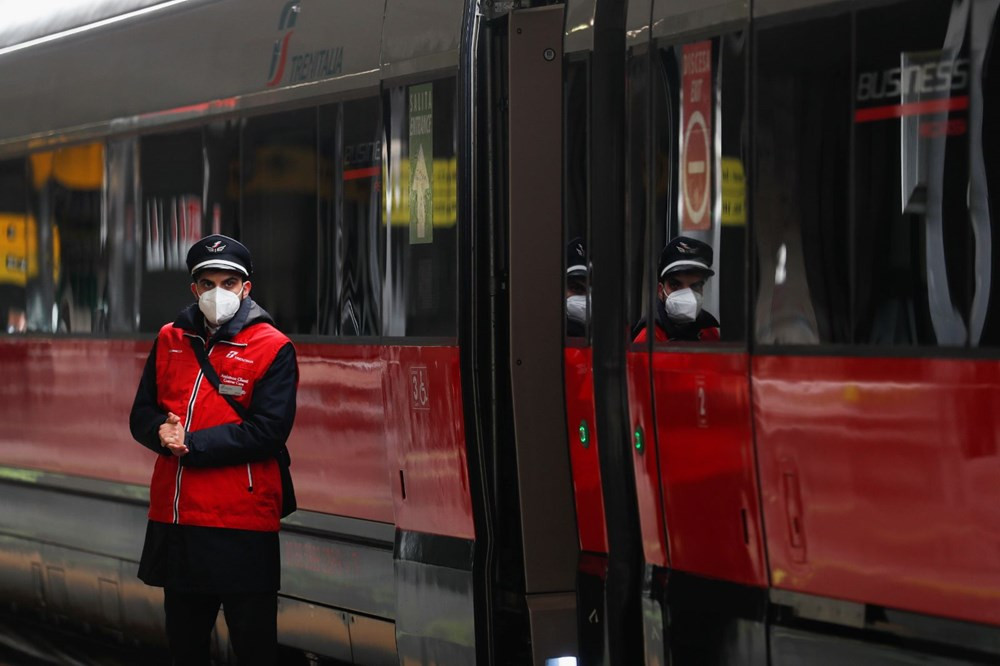 İtalya'nın ilk 'Kovidsiz' tren seferleri bugün başlıyor