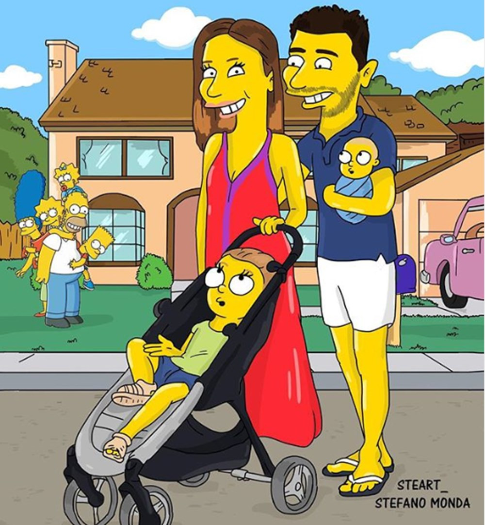 Burak Yılmaz'ın Simpsons karakteri