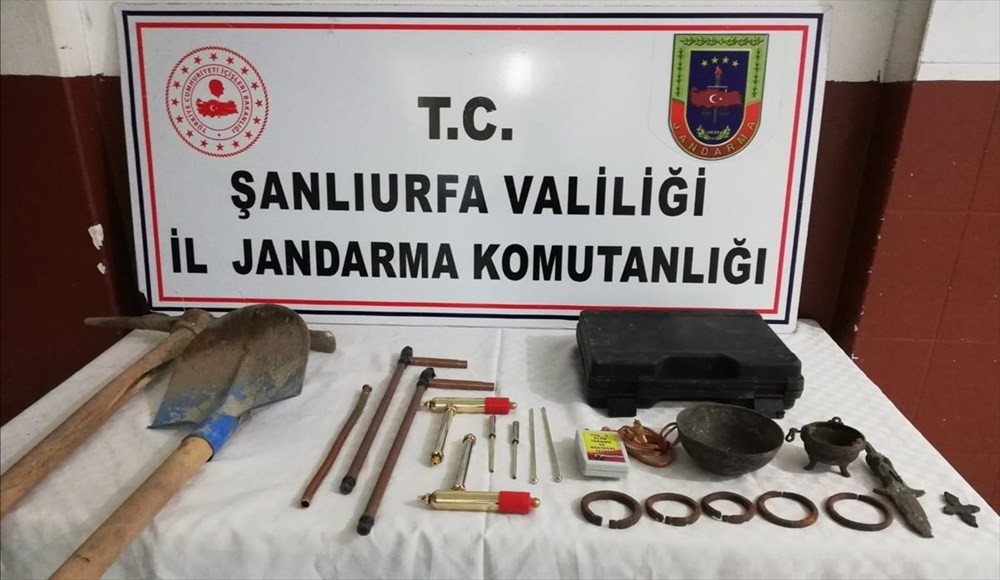 Şanlıurfa'da izinsiz kazıda Roma dönemine ait zindan ortaya çıktı