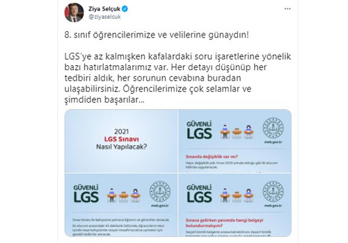 MEB, LGS'ye ilişkin merak edilen soruları yanıtladı