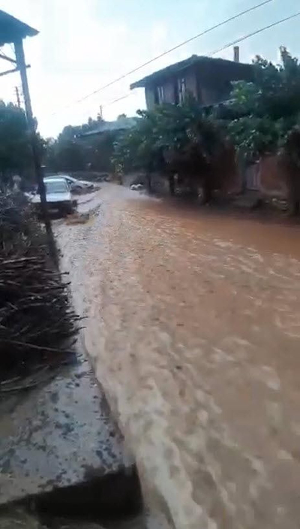 İzmir'i sağanak! Dere ve çaylar taştı, araçlar sürüklendi