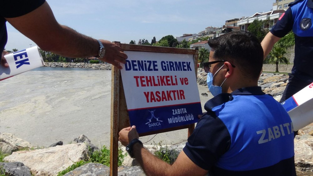 Darıca ve Şarköy'de denize girmeyin uyarısı